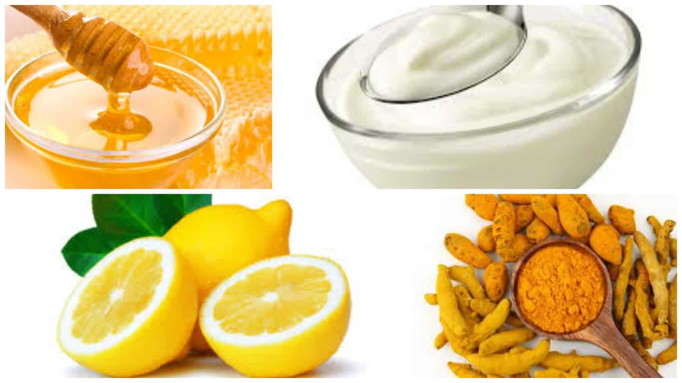 Turmeric and yogurt mask TRENDY DAMSELS